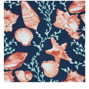 Better Homes & Gardens Precut Fabric Shell & Reef Motif- 6yards 3 pks of 2 yards